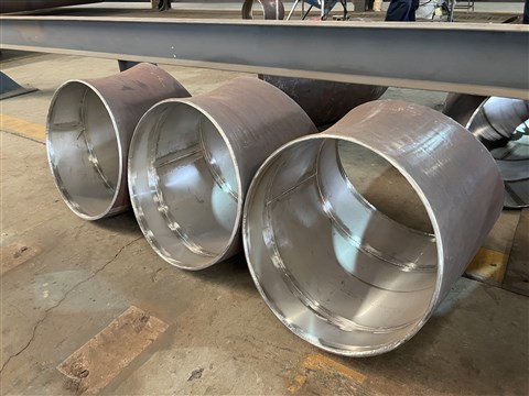 45°內(nèi)襯不銹鋼對(duì)焊彎頭